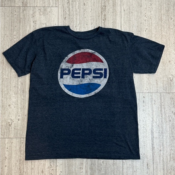 Pepsi Other - Pepsi Navy Blue Tee with Red, White & Blue Logo vintage style